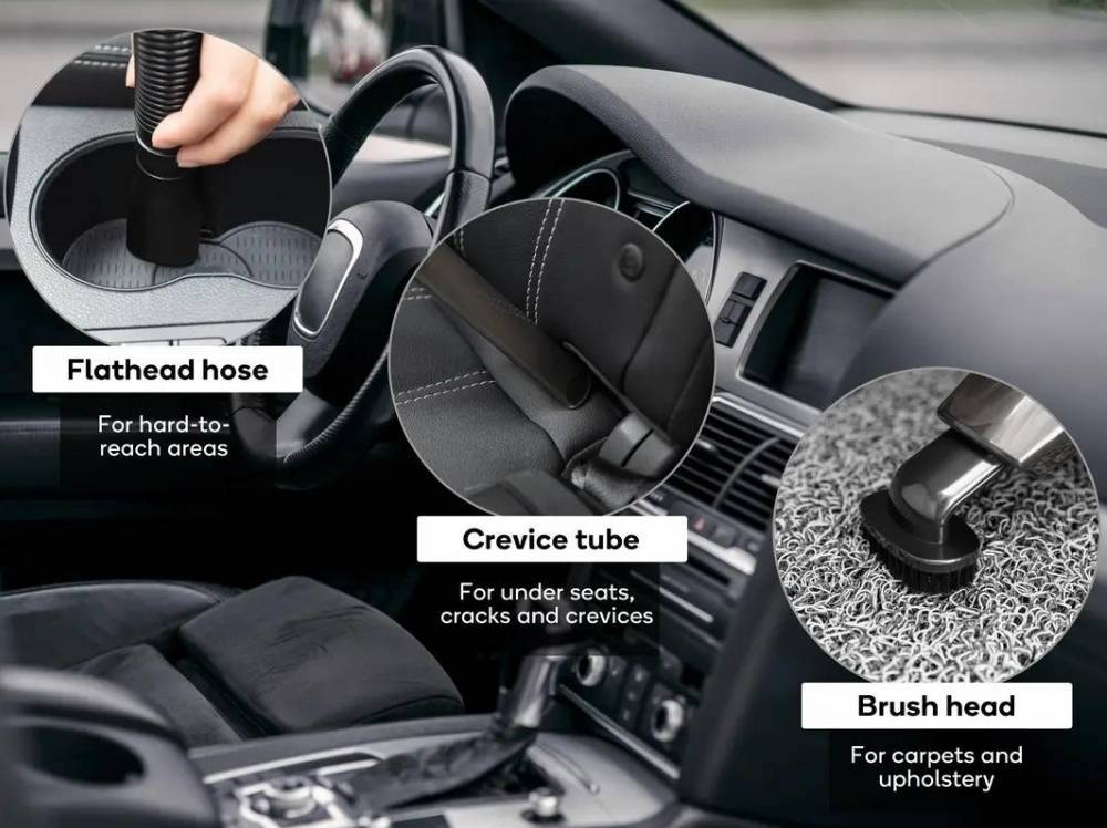 Car Vacuum | Hand Held Mini Vacuum | Handheld Portable Cleaner: image 5