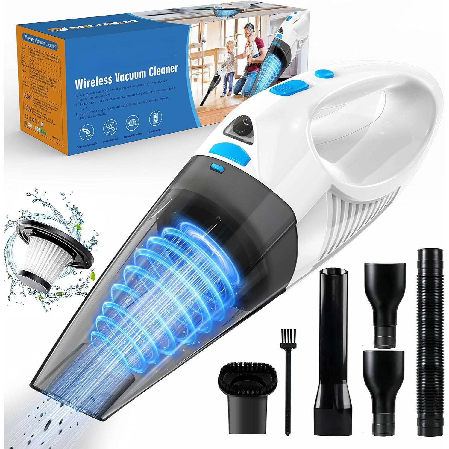 Car Vacuum | Hand Held Mini Vacuum | Handheld Portable Cleaner: image 9