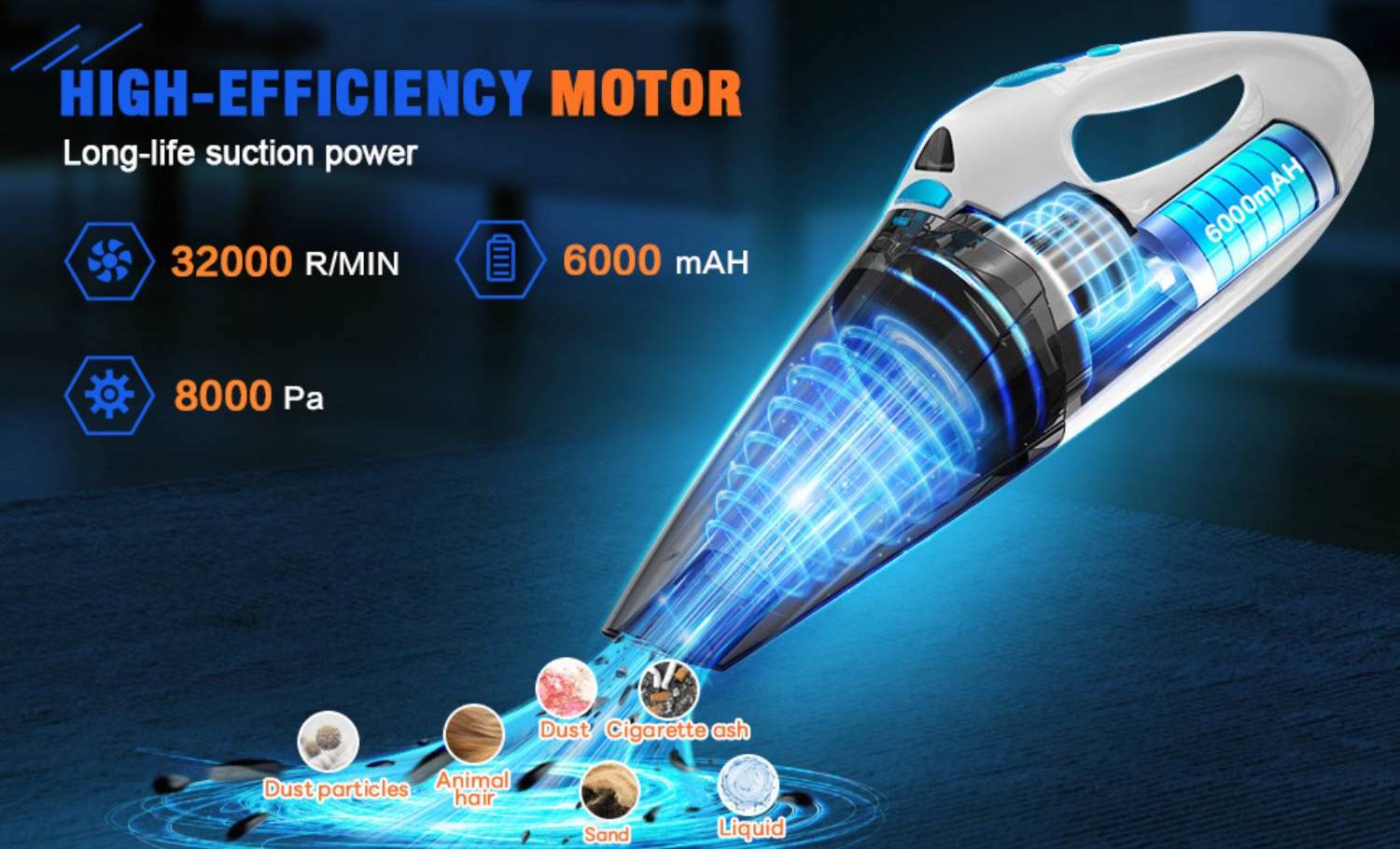Car Vacuum | Hand Held Mini Vacuum | Handheld Portable Cleaner: image 15