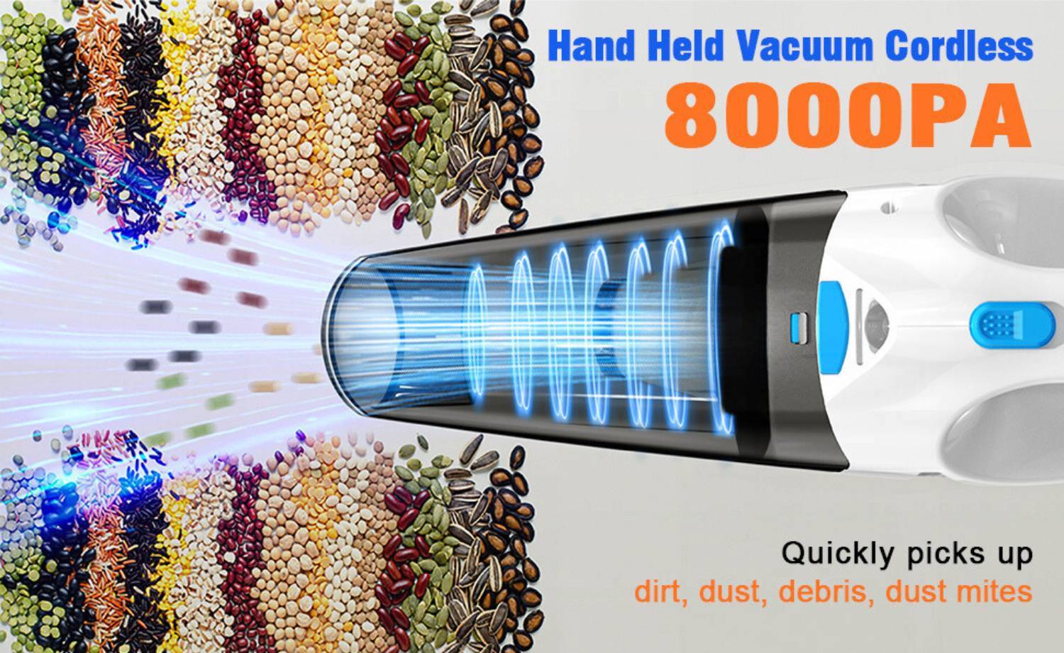 Car Vacuum | Hand Held Mini Vacuum | Handheld Portable Cleaner: image 16