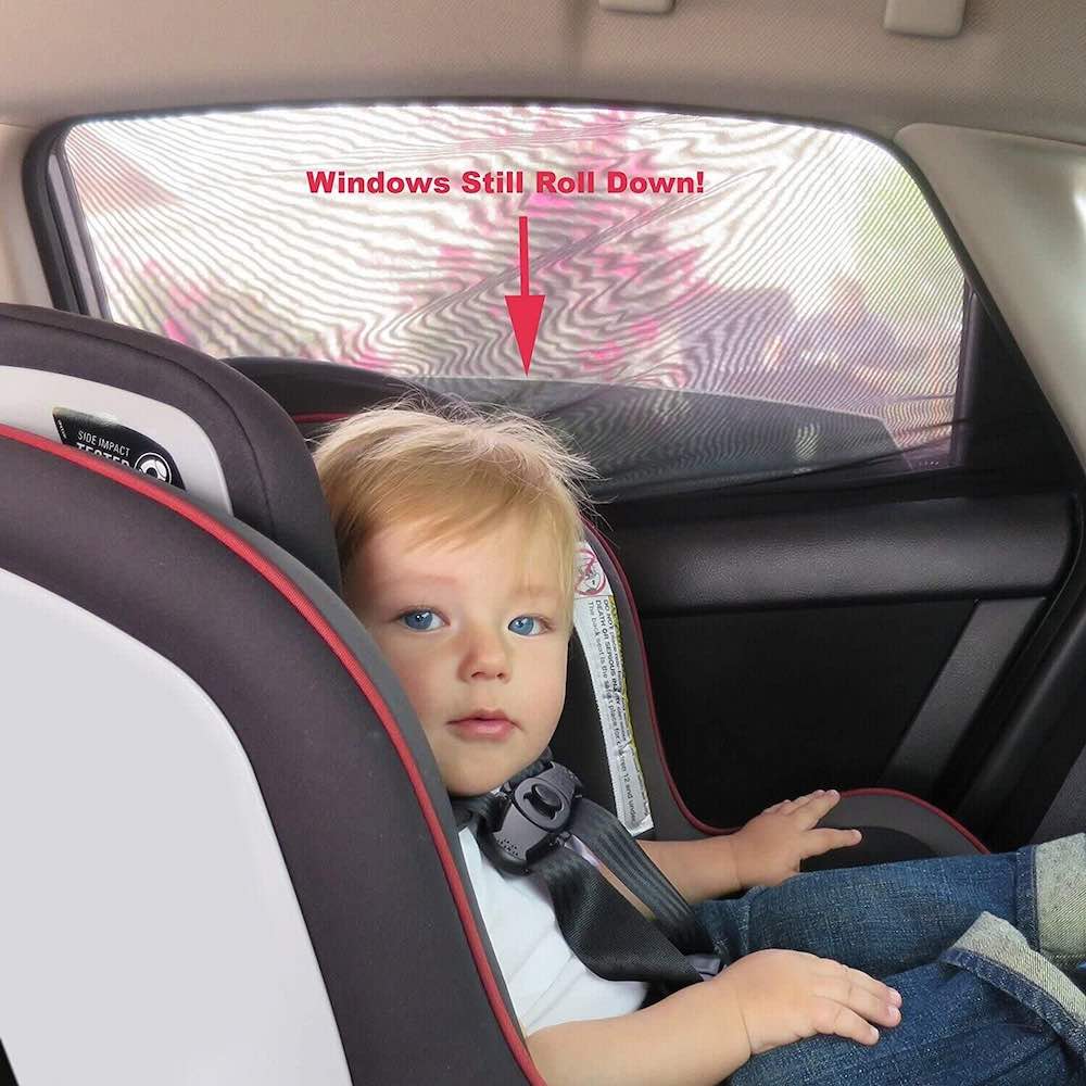 Car Window Shade | Rear Window Sunshade | Car Sun Shades for Kids: image 8