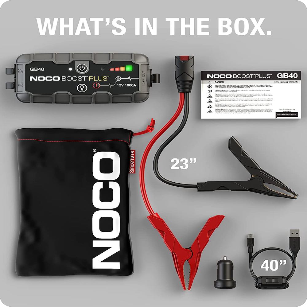 Jump Starter Box | Car Battery Booster Pack | Portable Power Bank Jumper Cables: image 3