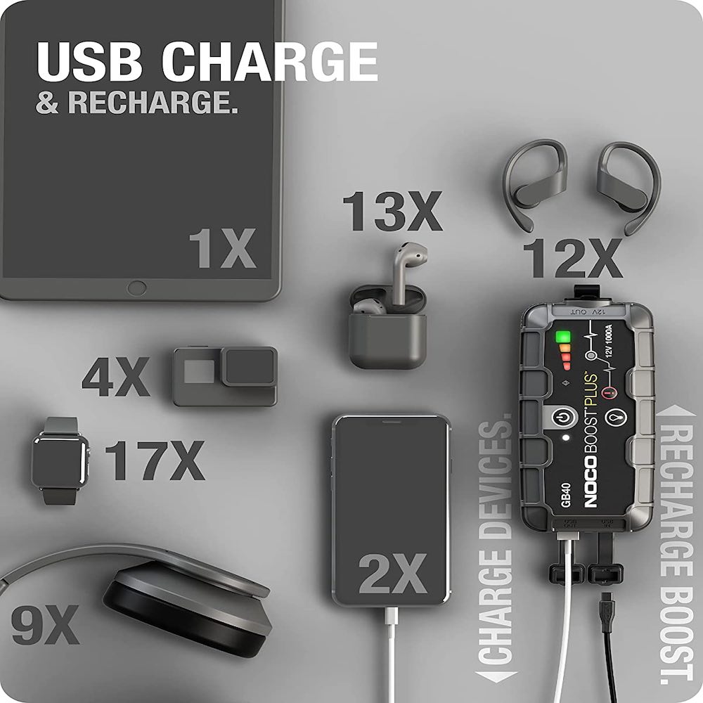 Jump Starter Box | Car Battery Booster Pack | Portable Power Bank Jumper Cables: image 8