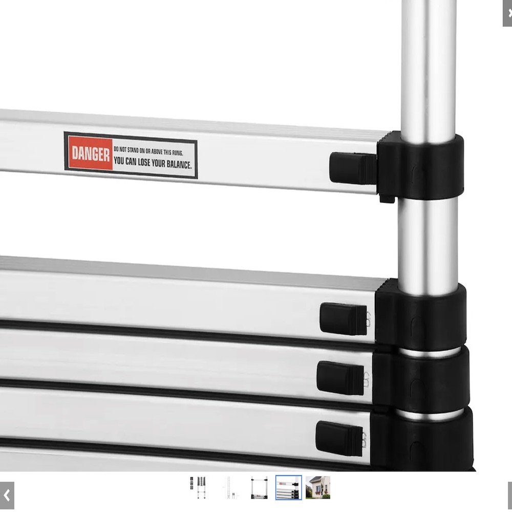 Telescopic Ladder | Telescoping Ladder | Portable Extension Ladder: image 4