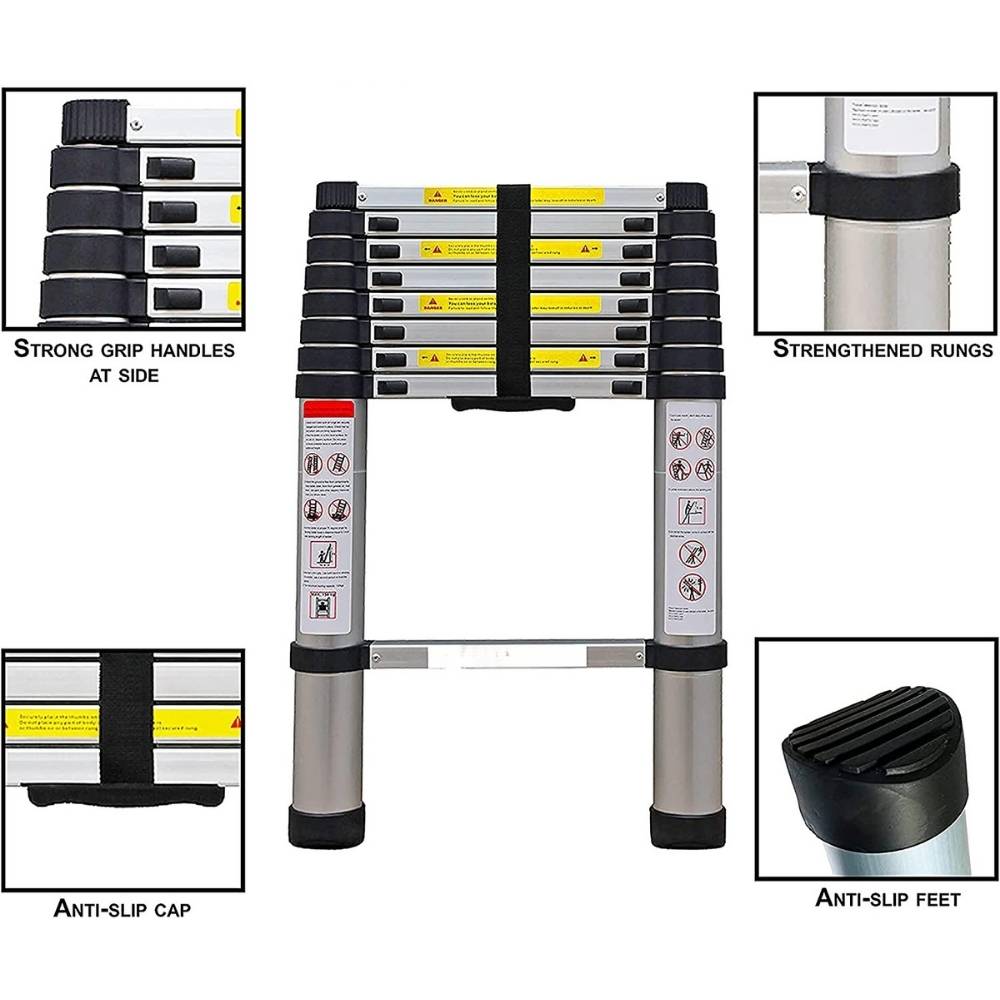 Telescopic Ladder | Telescoping Ladder | Portable Extension Ladder: image 8