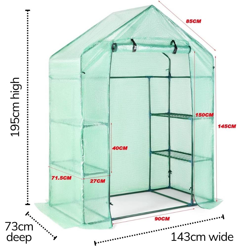 Walk-In Greenhouse | Portable Greenhouse For Outdoors | Pop Up Green house: image 3