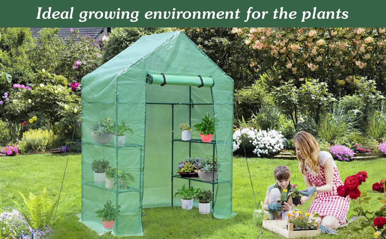 Walk-In Greenhouse | Portable Greenhouse For Outdoors | Pop Up Green house: image 19