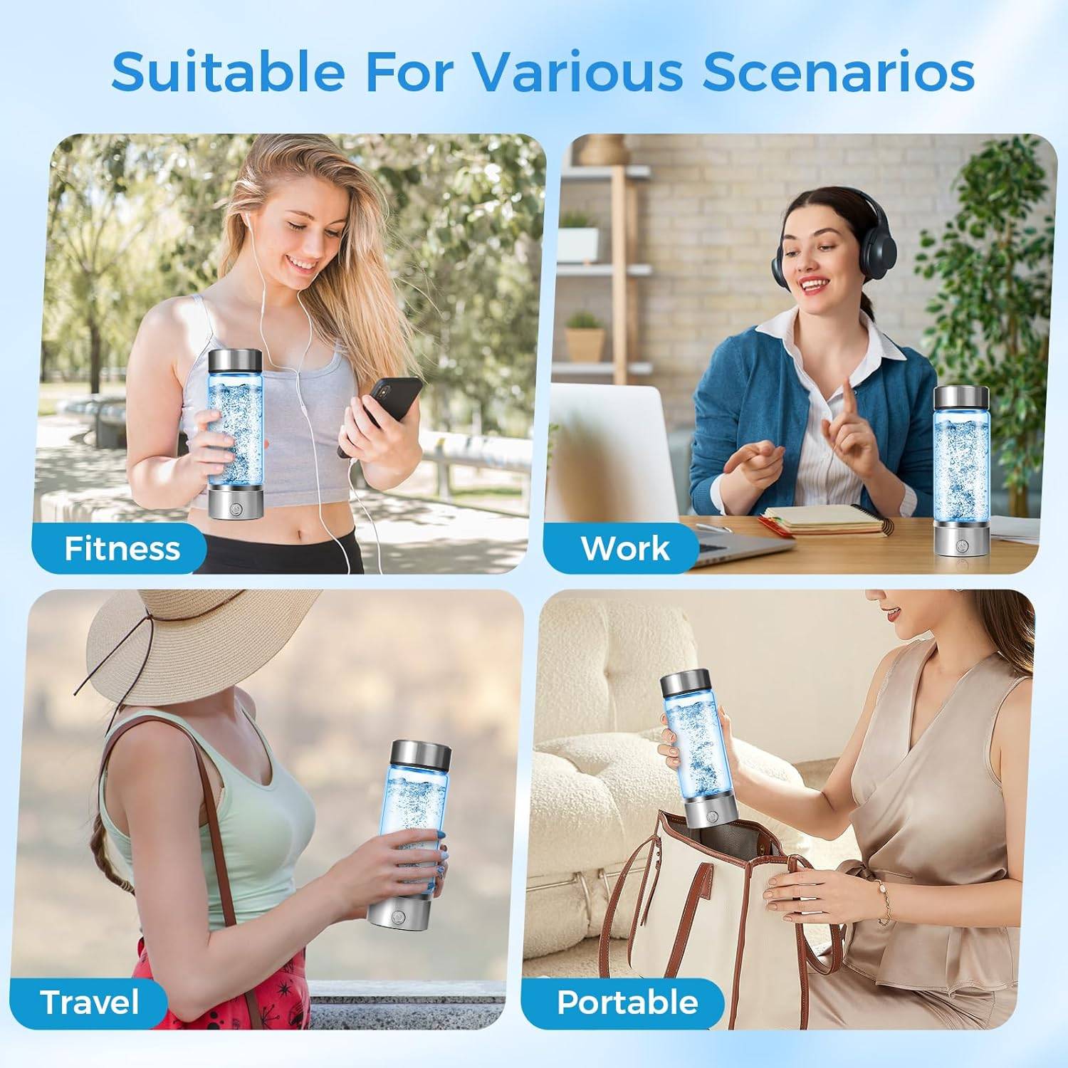 Hydrogen Water Bottle | Portable Hydrogen Water Machine | H2 Water Bottle: image 8