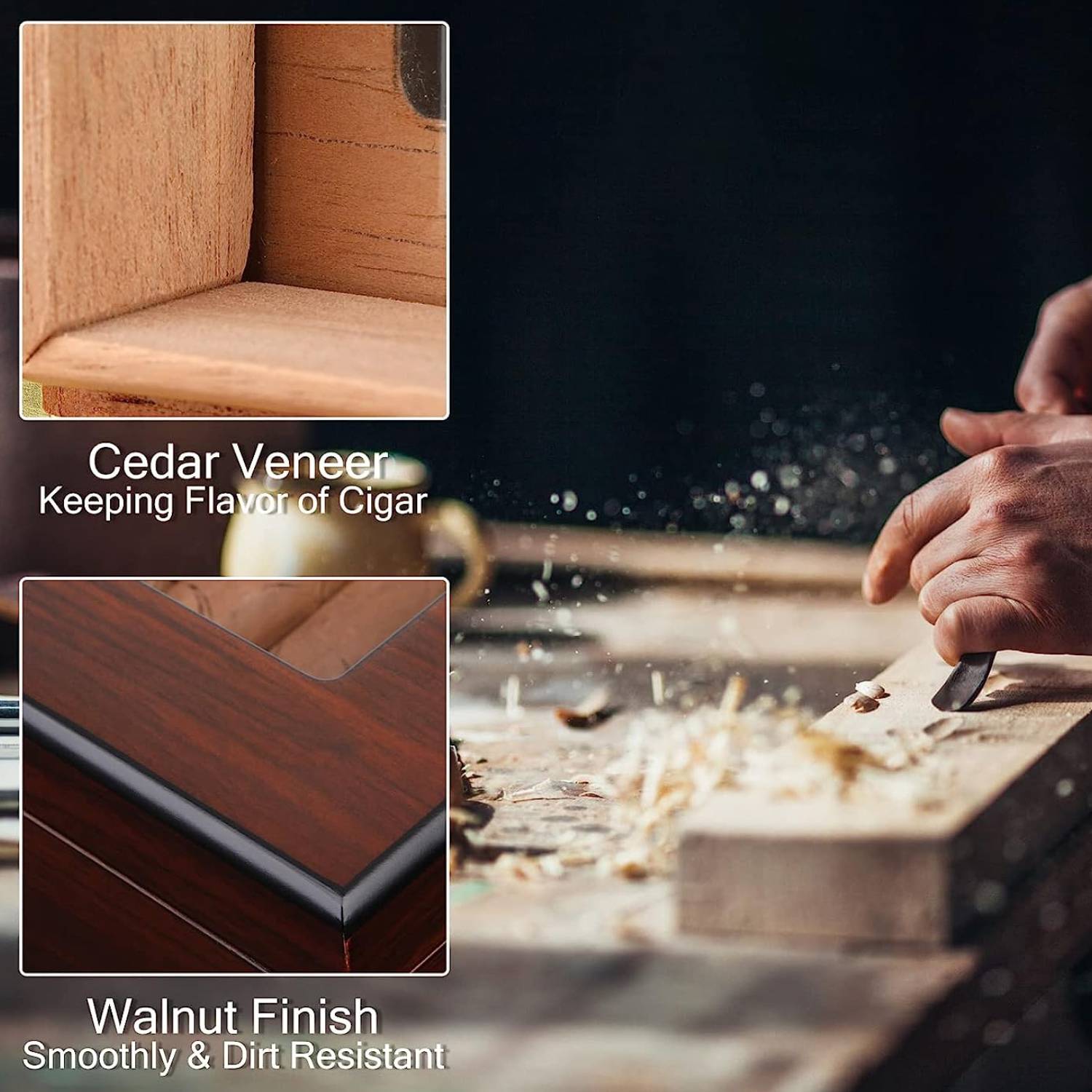 Cigar Humidor | Cigar Desktop Box | Cigar Boxes: image 4