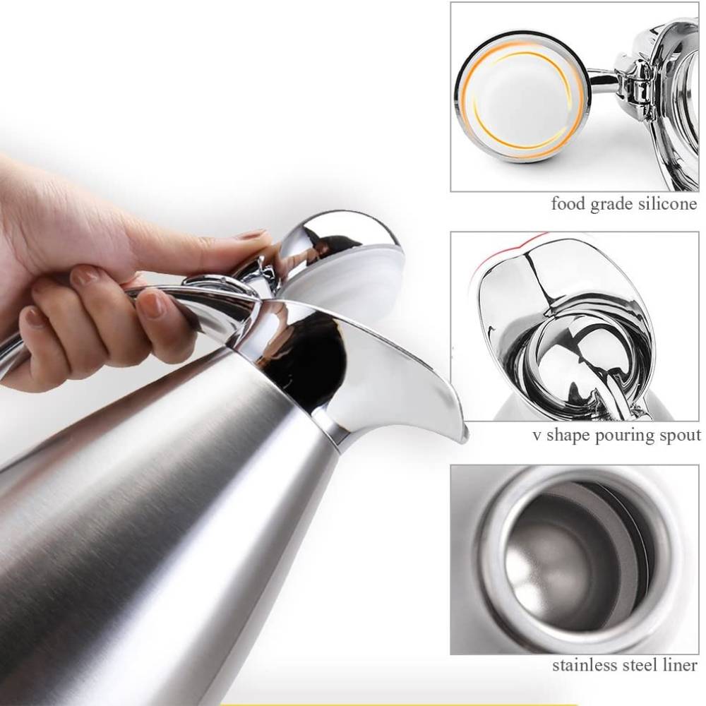 Stainless Steel Thermos Jug - Blue: image 9
