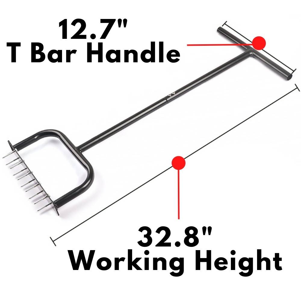 Manual Lawn Corer | Grass Dethatcher Tool | Step Lawn Aerator