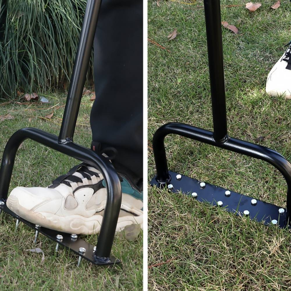 Manual Lawn Corer | Grass Dethatcher Tool | Step Lawn Aerator: image 3