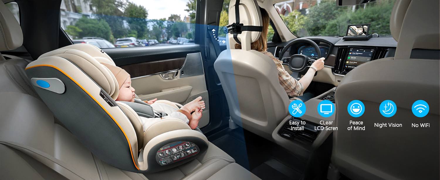 Display Baby Car Mirror | Car Baby Monitor | Backseat Camera: image 6