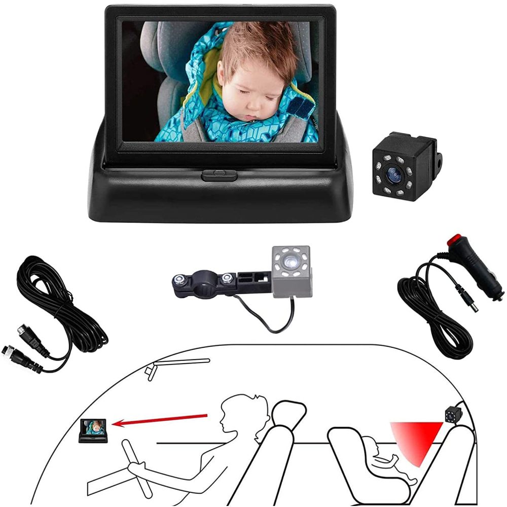 Display Baby Car Mirror | Car Baby Monitor | Backseat Camera: image 15