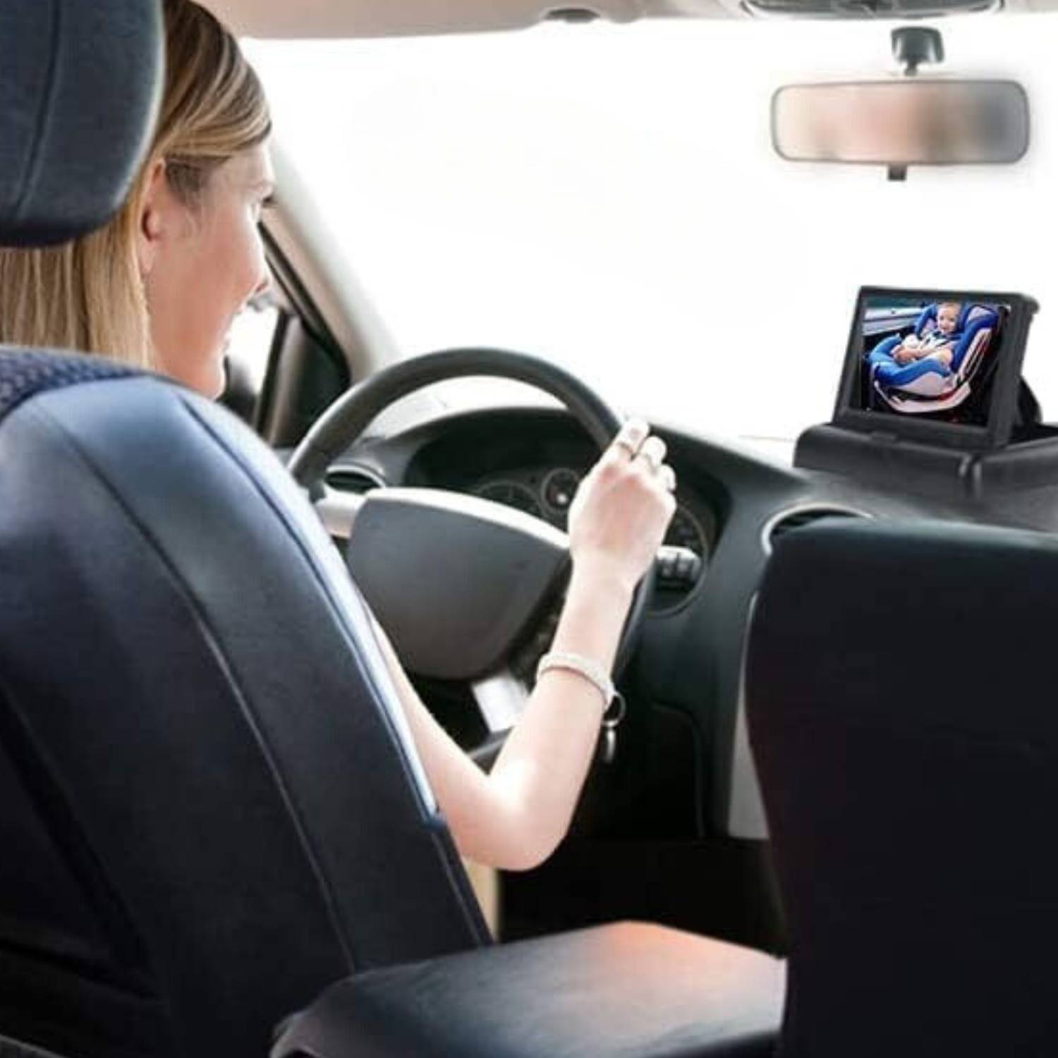 Display Baby Car Mirror | Car Baby Monitor | Backseat Camera: image 1