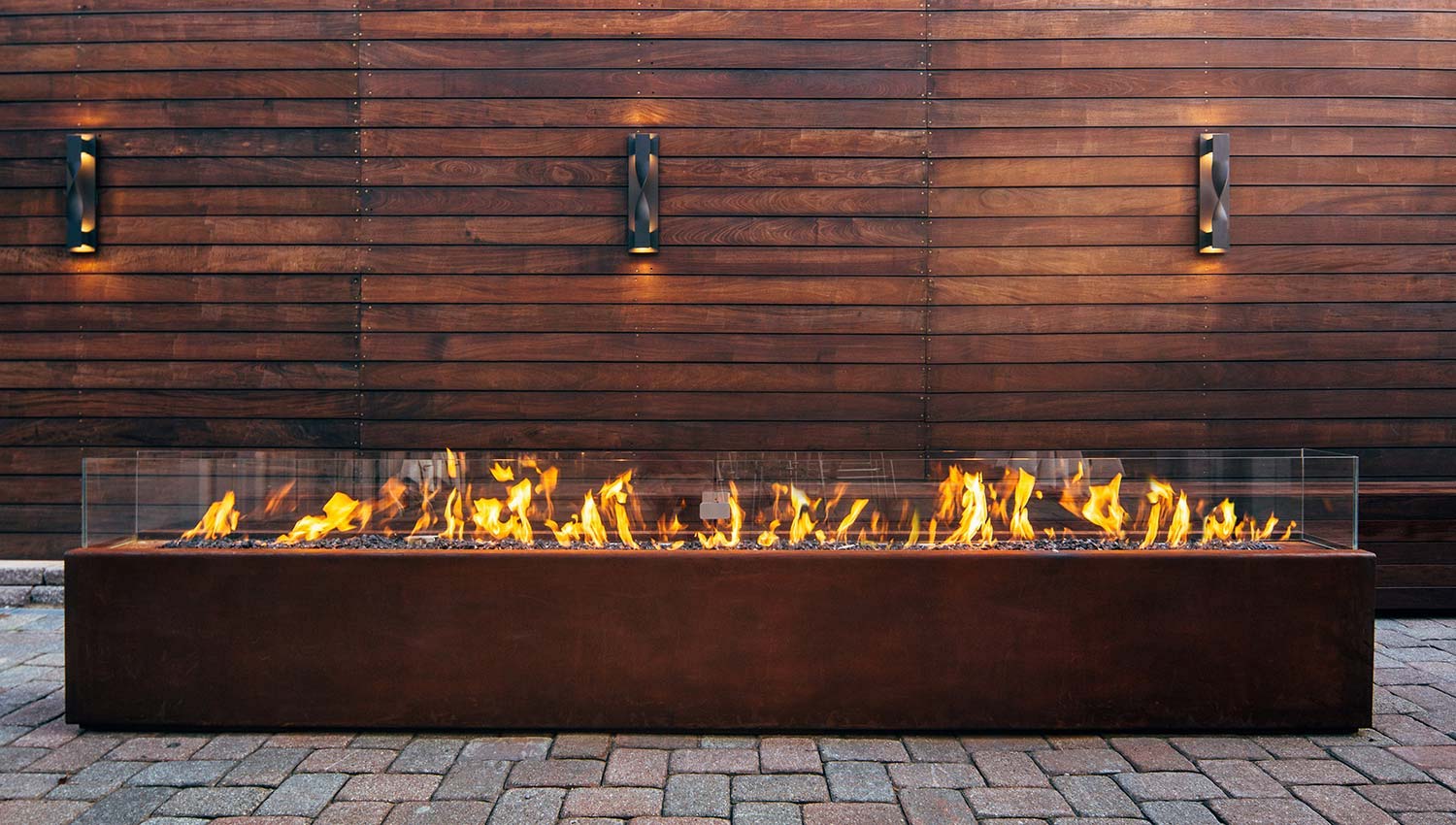 Weathered Steel Gas Fire Pit | Weathering Steel Portable Gas Firepit: image 5