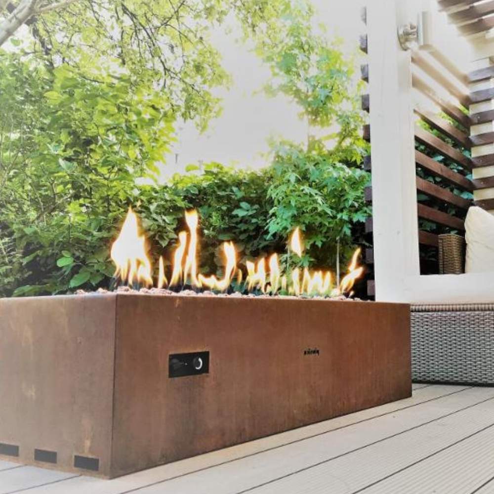 Weathered Steel Gas Fire Pit | Weathering Steel Portable Gas Firepit: image 23