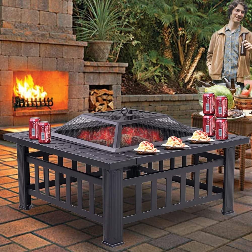 Wood Burning Firepit | Outdoor Fire Pit: image 4