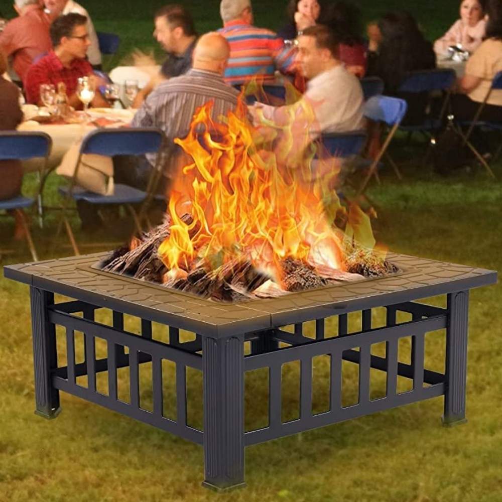 Wood Burning Firepit | Outdoor Fire Pit: image 9
