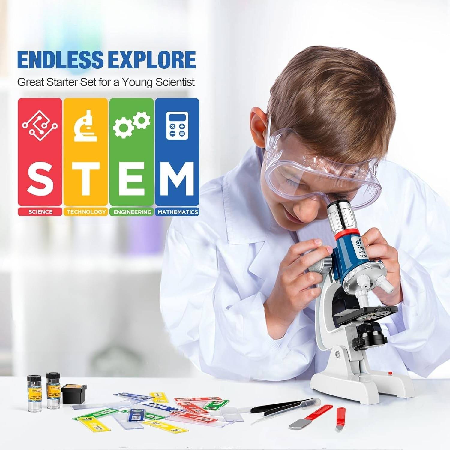 Childrens Microscope | Beginners Microscope Set | Microscope For Kids: image 18