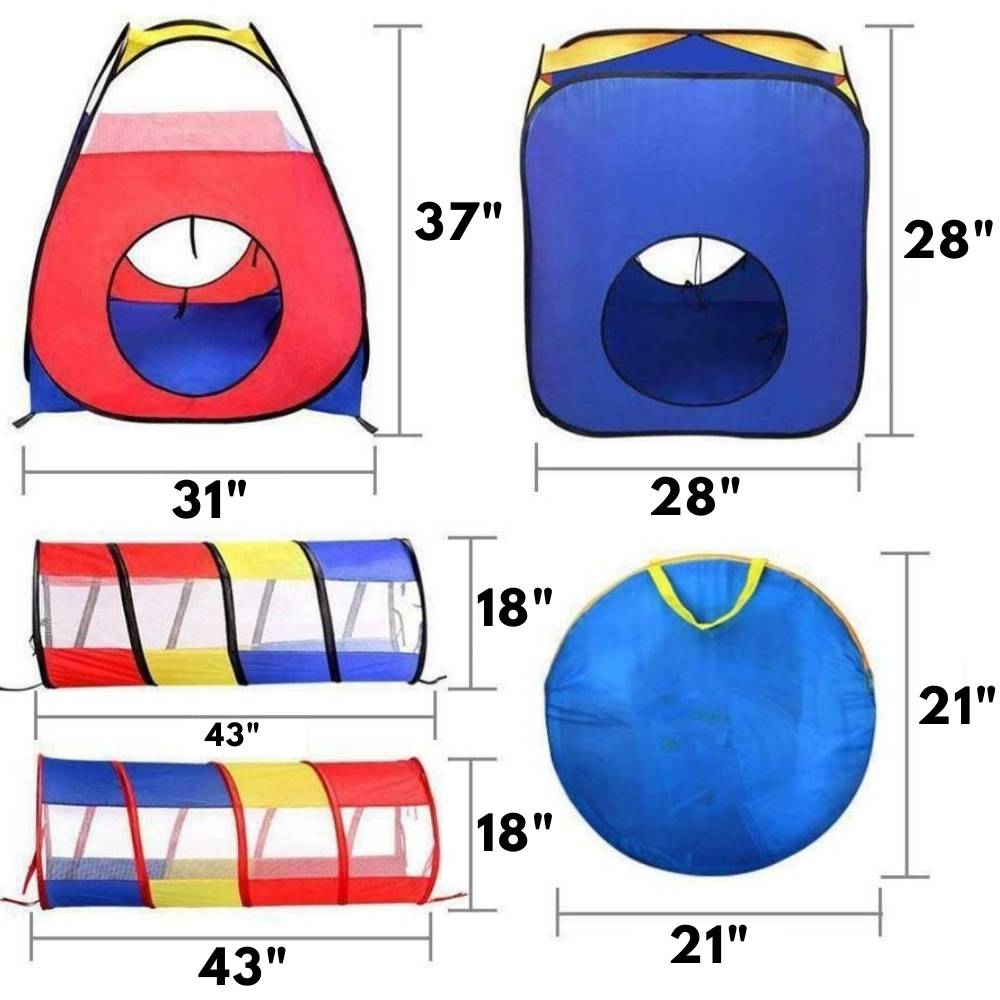 Kids Play Tent and Tunnel - Single Kit: image 8