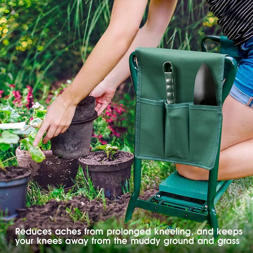 Gardening Kneeler | Garden Seat With Pouch: image 8
