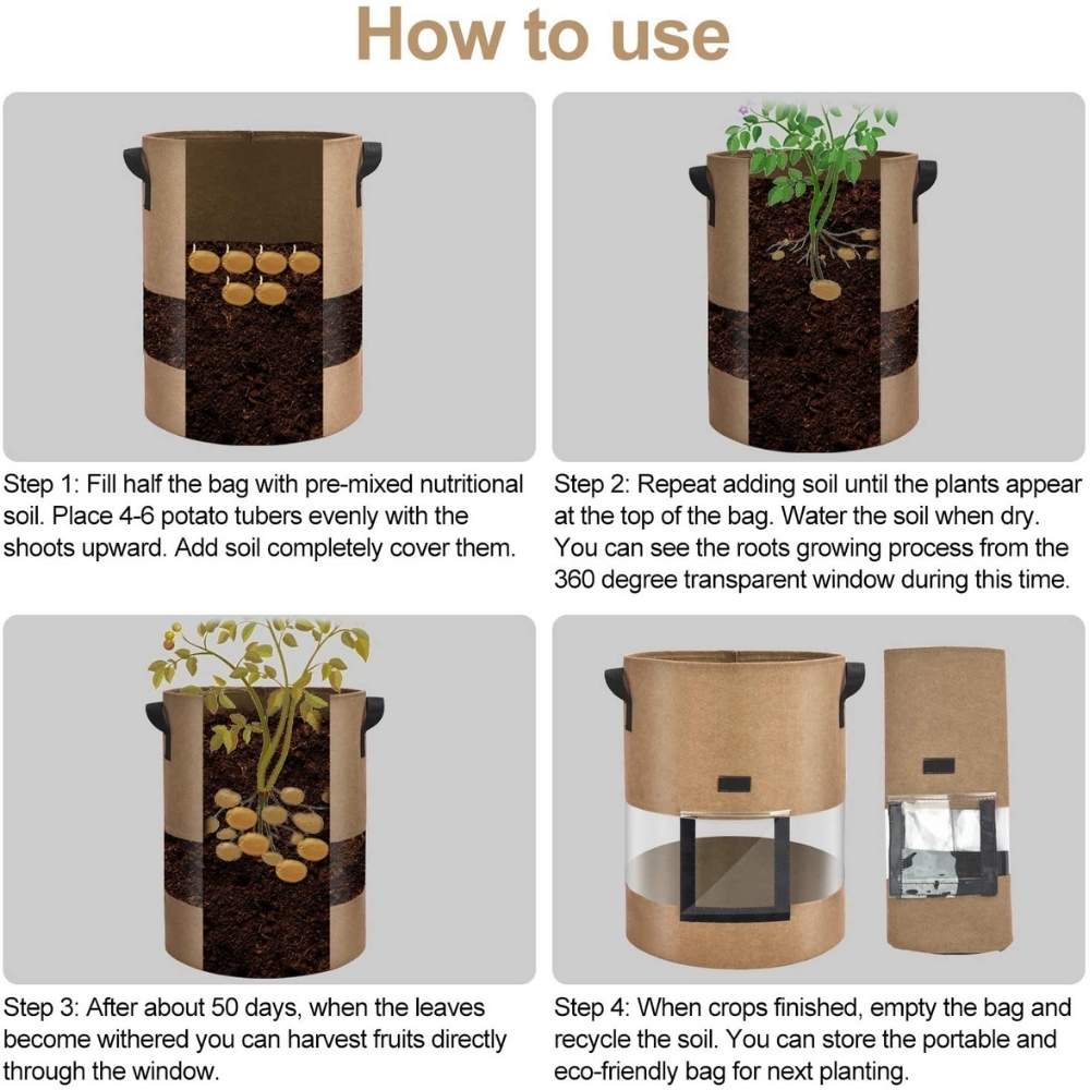 Potato Bags | Potato Planting Bag | Bags For Growing Potatoes: image 6