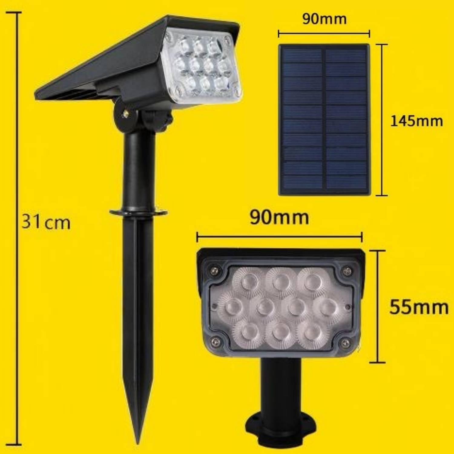 Solar Landscape Spotlights - Single: image 13