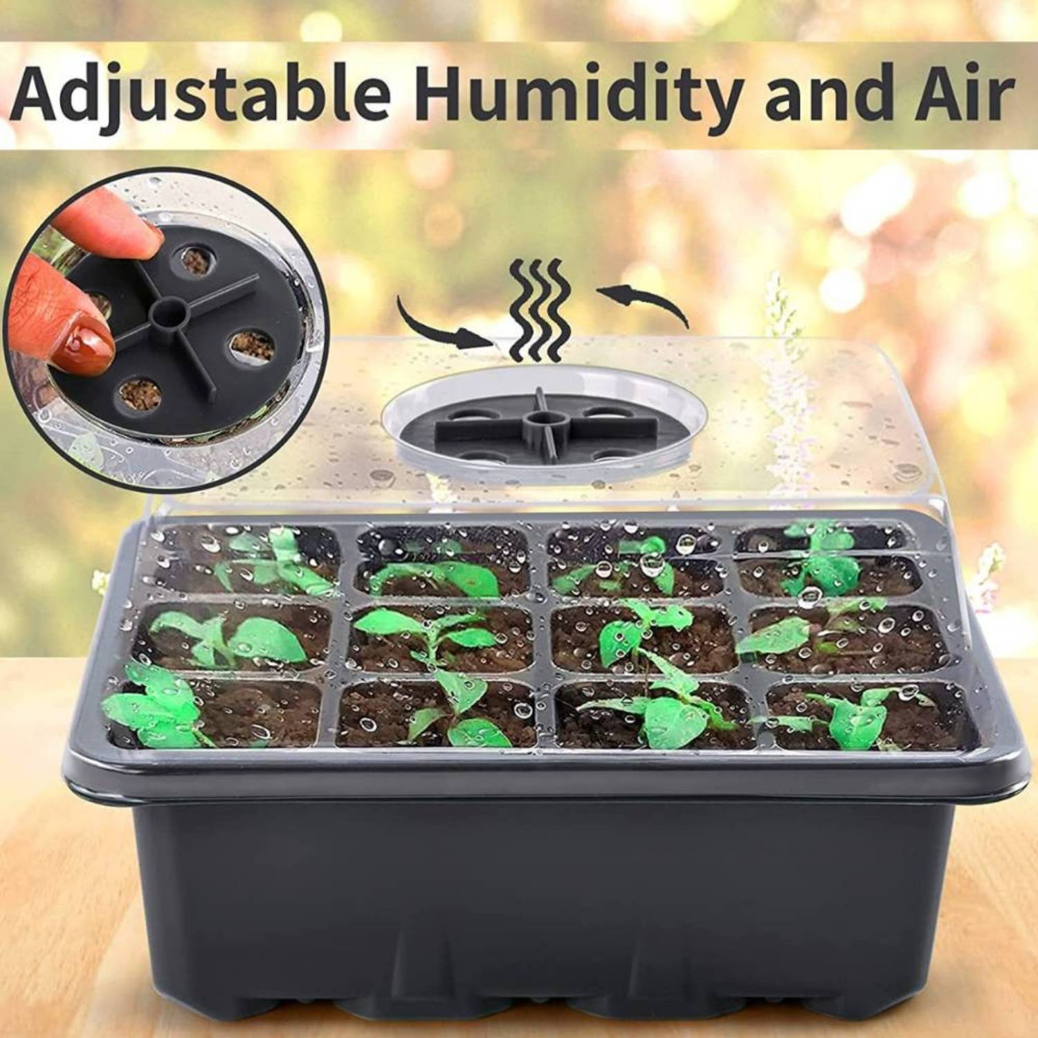 Starter Trays For Seeds | Plant Seedling Trays | Seedling Trays With Lids: image 8
