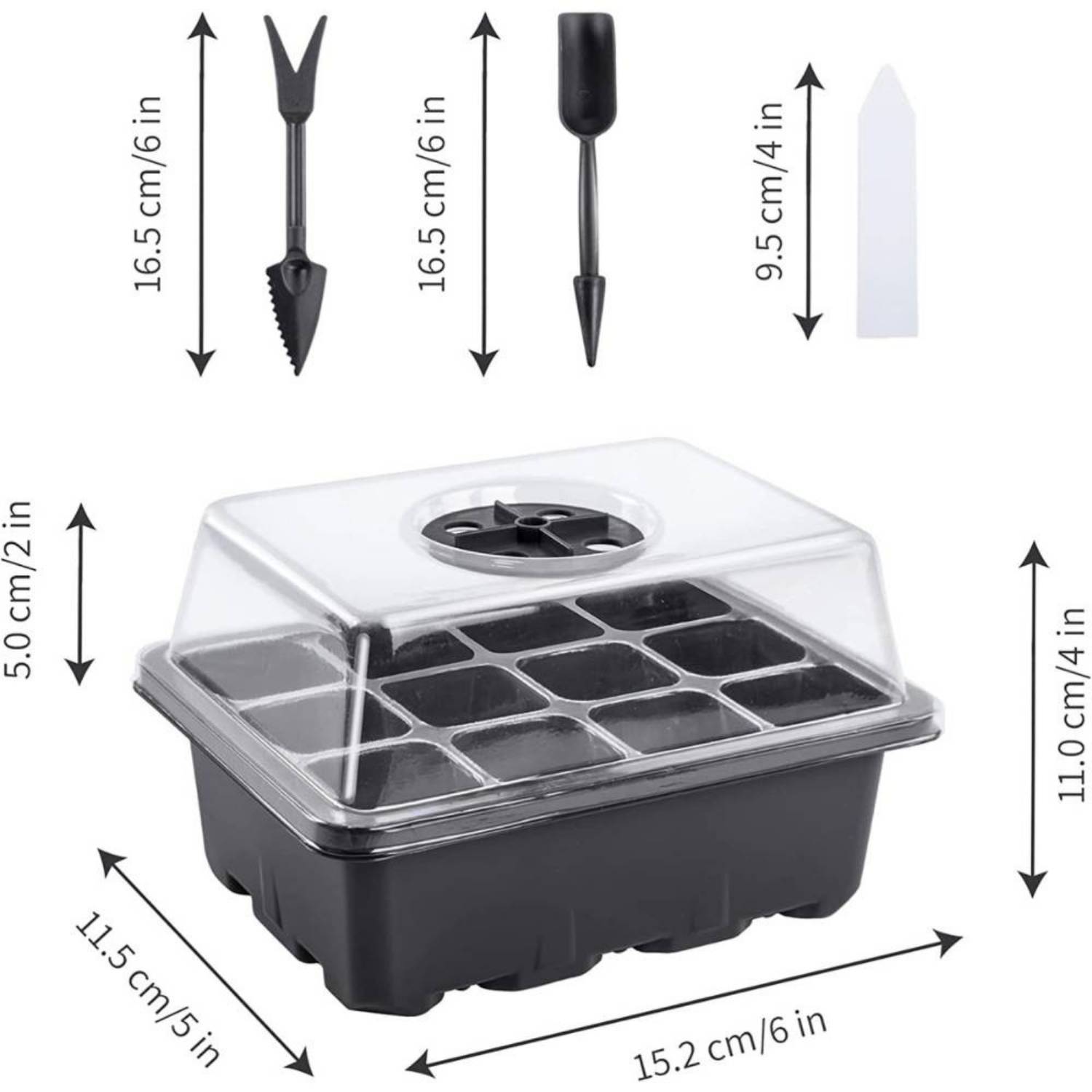 Starter Trays For Seeds | Plant Seedling Trays | Seedling Trays With Lids: image 14