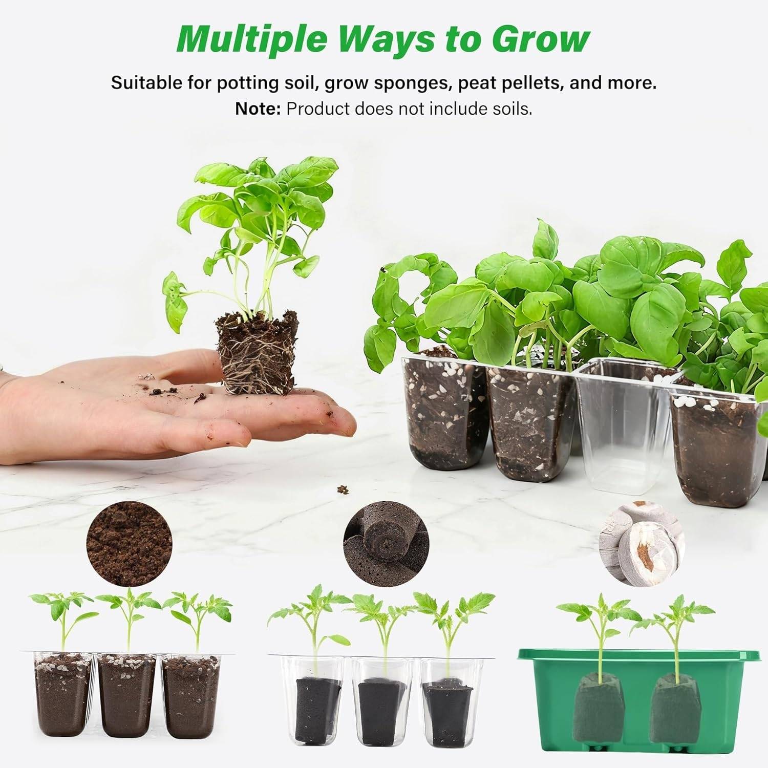 Starter Trays For Seeds | Plant Seedling Trays | Seedling Trays With Lids: image 29