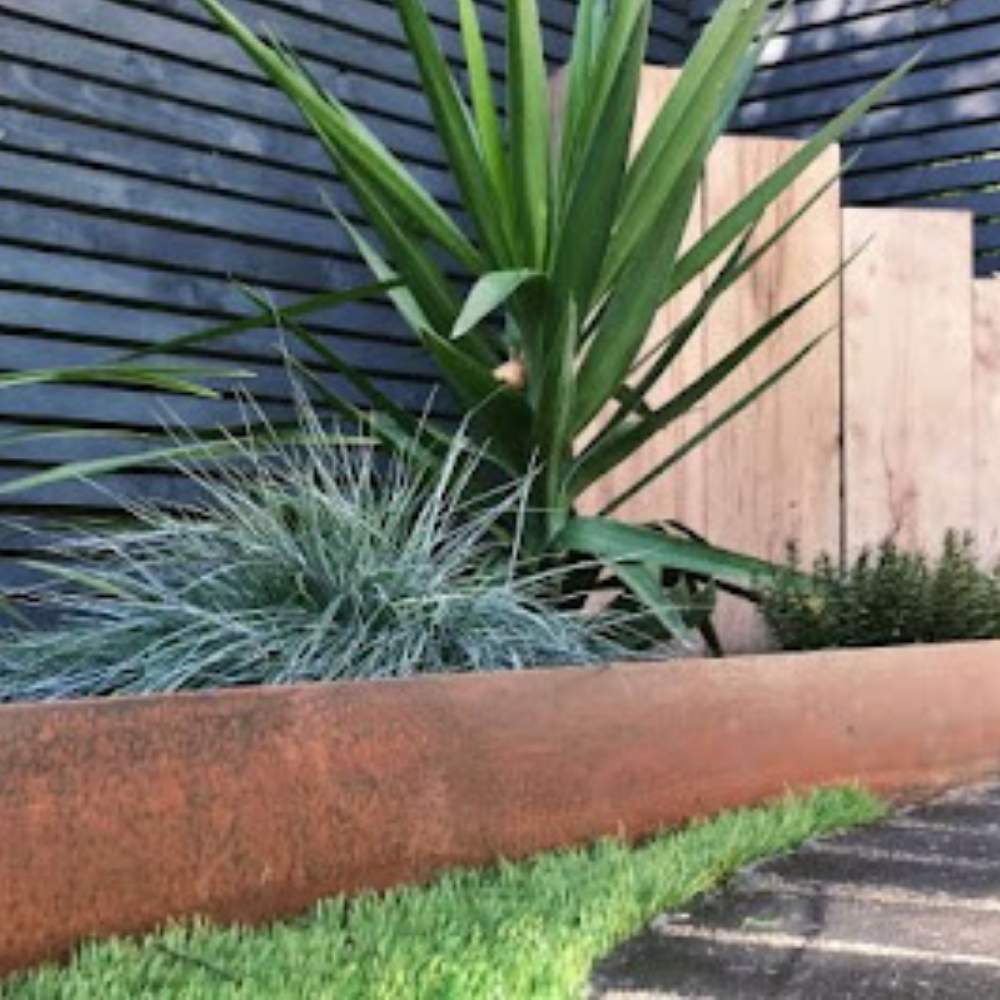 Corten Steel Garden Edge - 4" Face Height (per ft): image 11