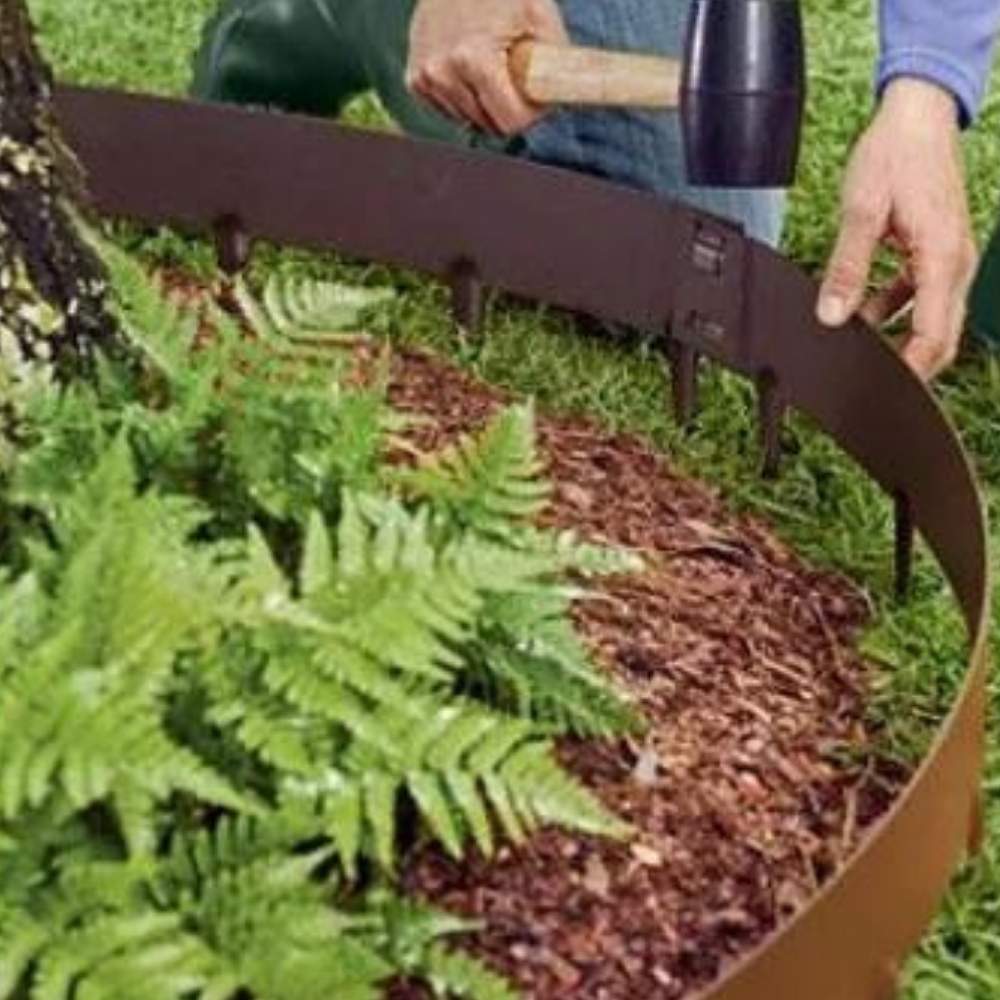 Corten Steel Garden Edge - 4" Face Height (per ft)