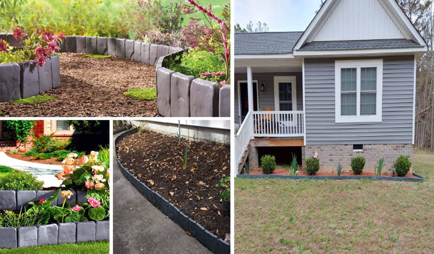 Garden Decorative Edging | Flower Bed Border Edge | Garden Bed Edging (per 9.4" section): image 6
