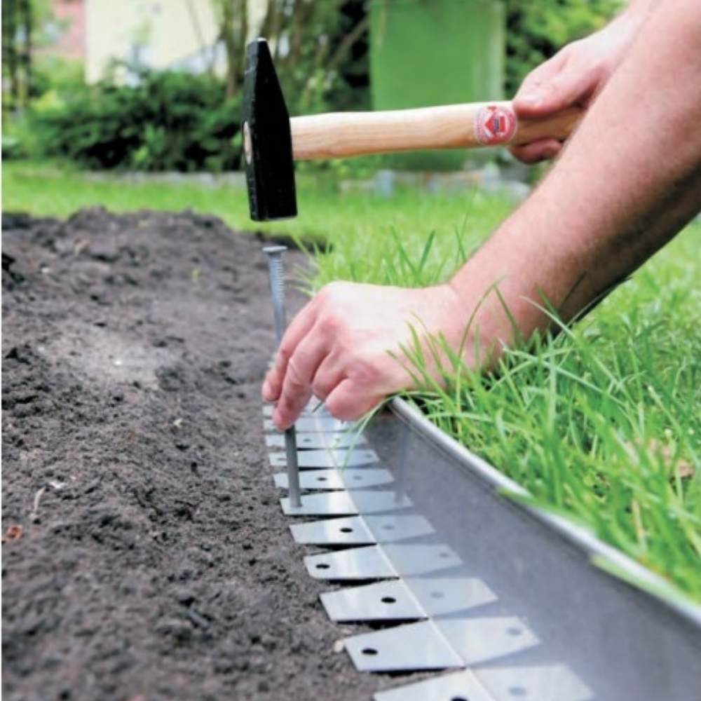 Stainless Steel Garden Edge - 2" Face Height (per ft)