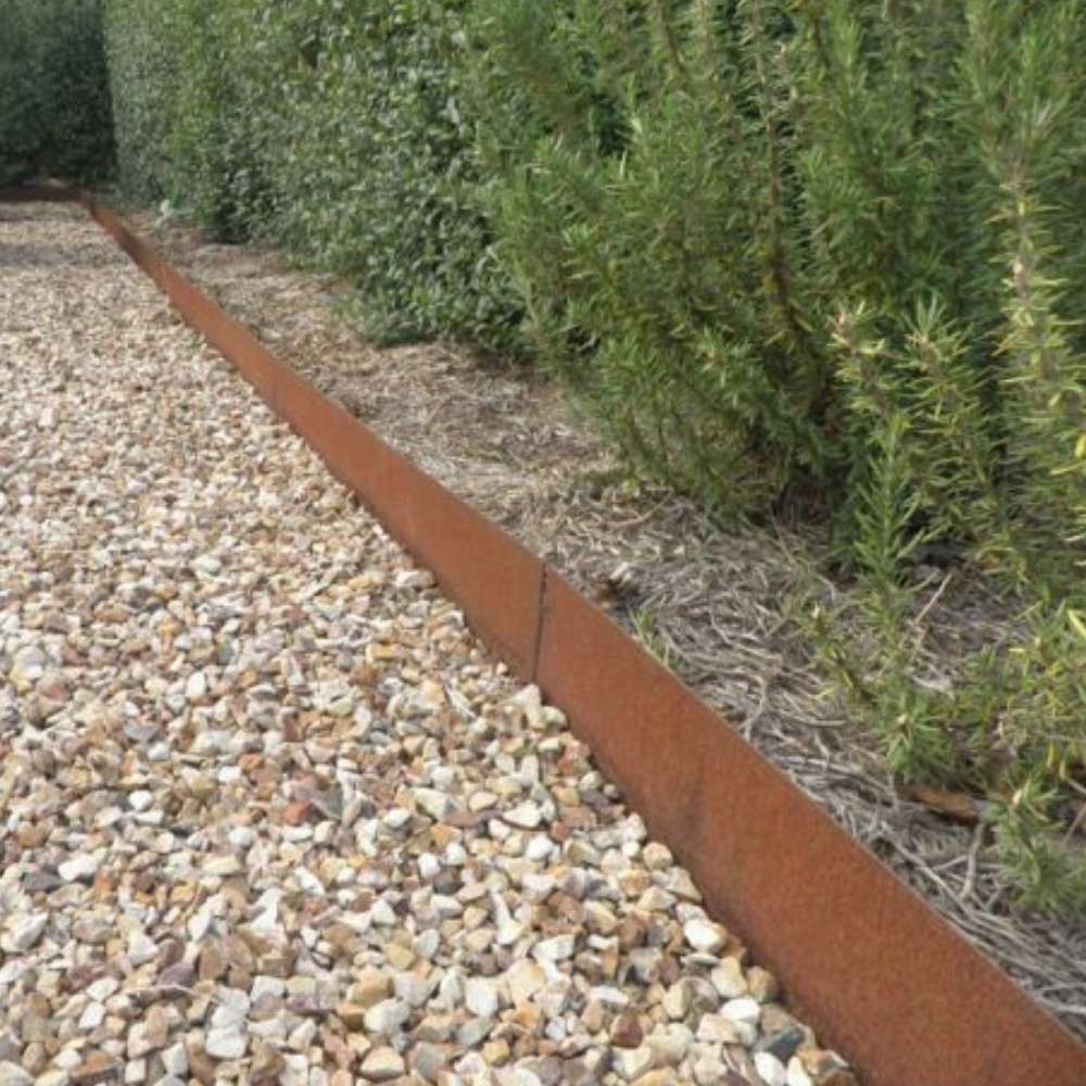 Weathered Steel Landscaping Edge - 4" Face Height (per ft): image 2