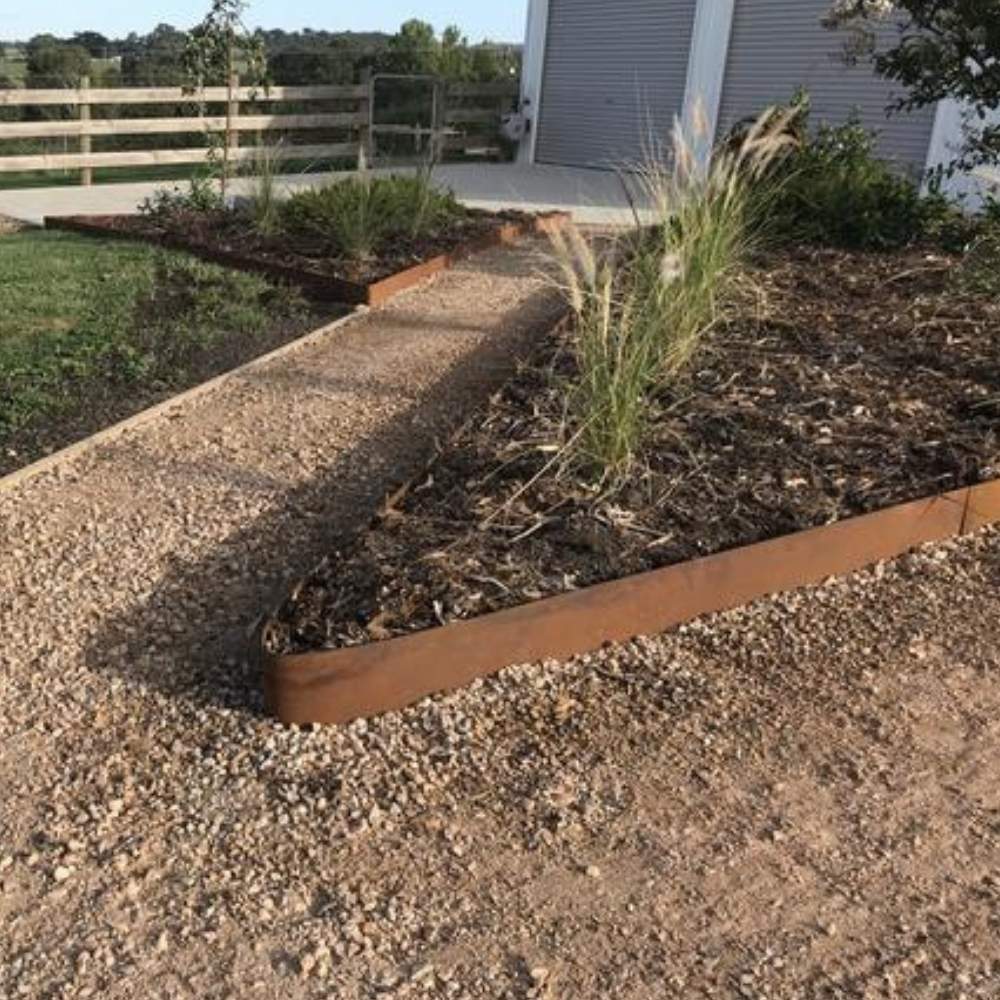 Weathered Steel Landscaping Edge - 4" Face Height (per ft): image 7