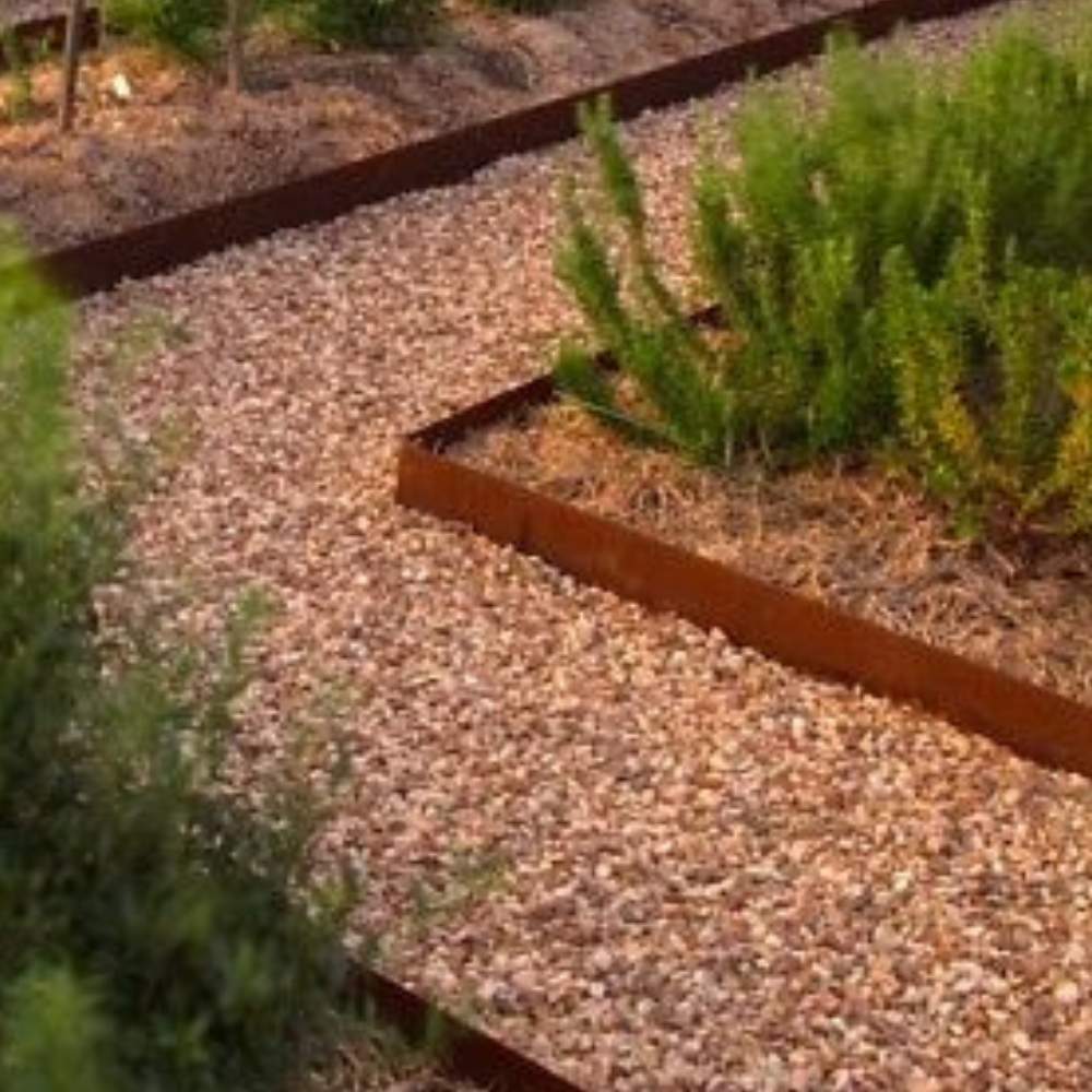 Weathered Steel Landscaping Edge - 4" Face Height (per ft): image 12