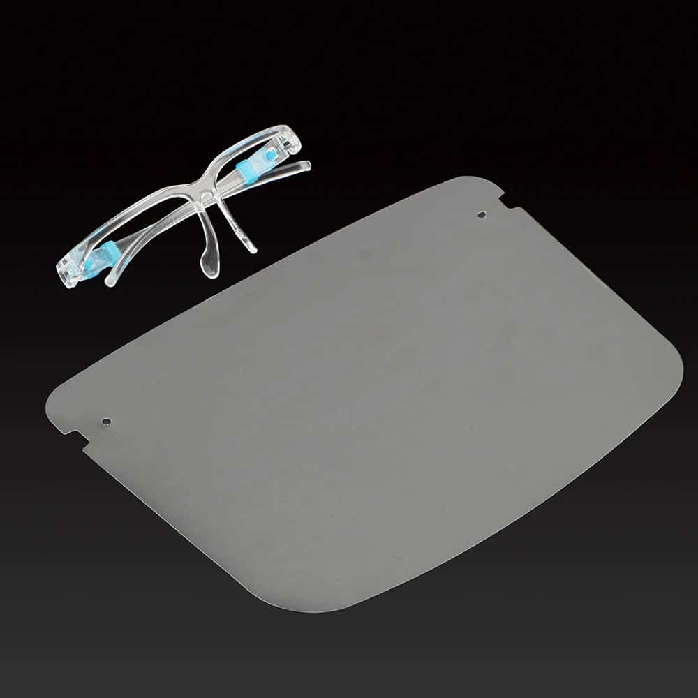 Safety Face Shields with Glasses - Single Mask: image 3