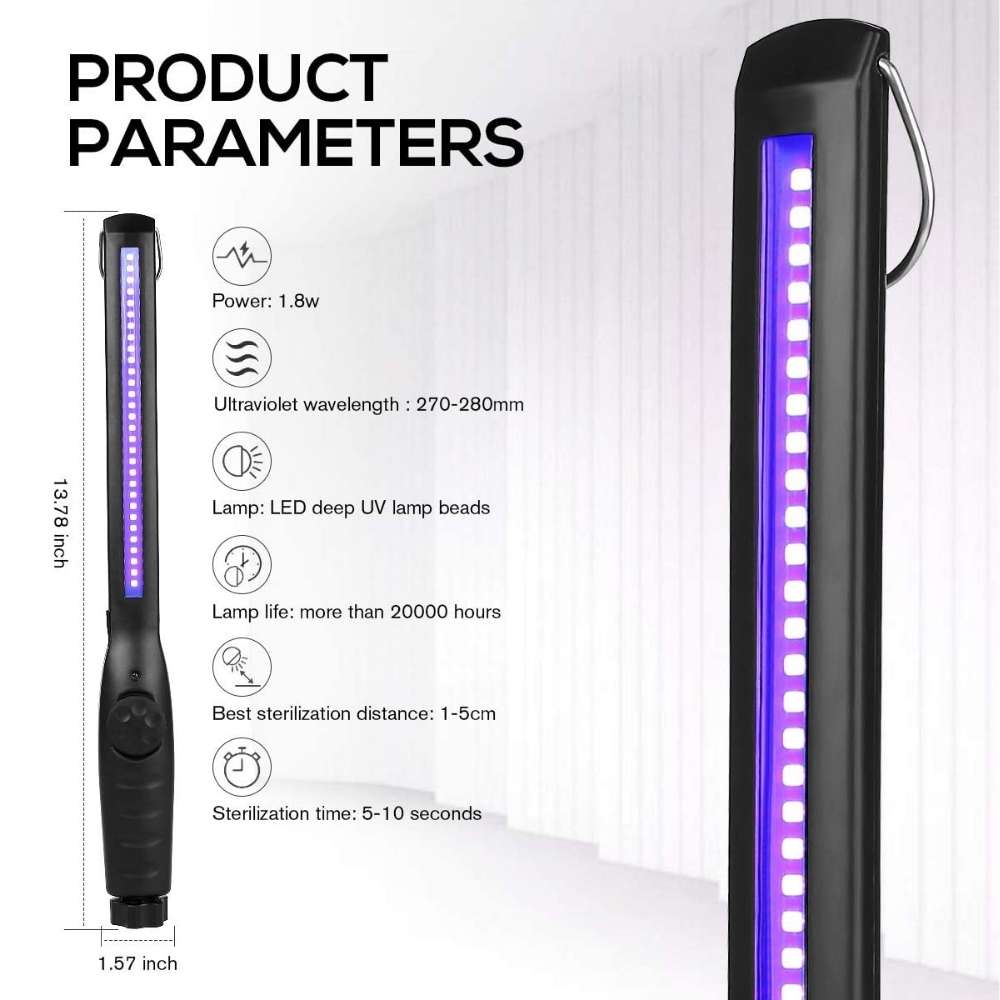 UV Light Sanitizer | Portable Disinfection Light Wand