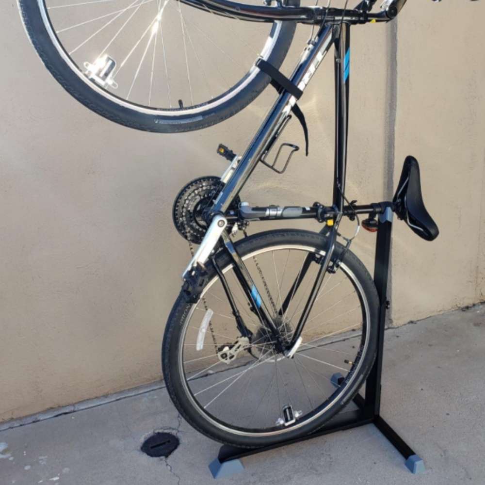 Upright Bicycle Stand | Vertical Bicycle Rack | Home Bicycle Stand: image 12