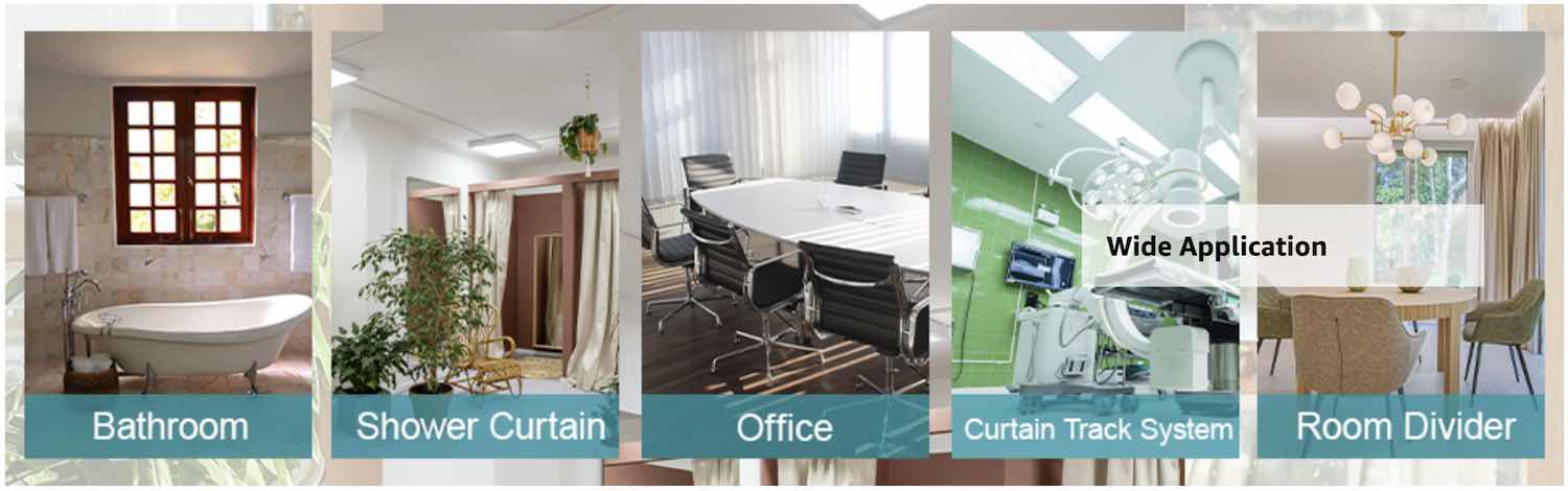 Ceiling Curtain Track | Flexible Curved Ceiling Track for Curtains | Curved Curtain Track (per ft): image 7