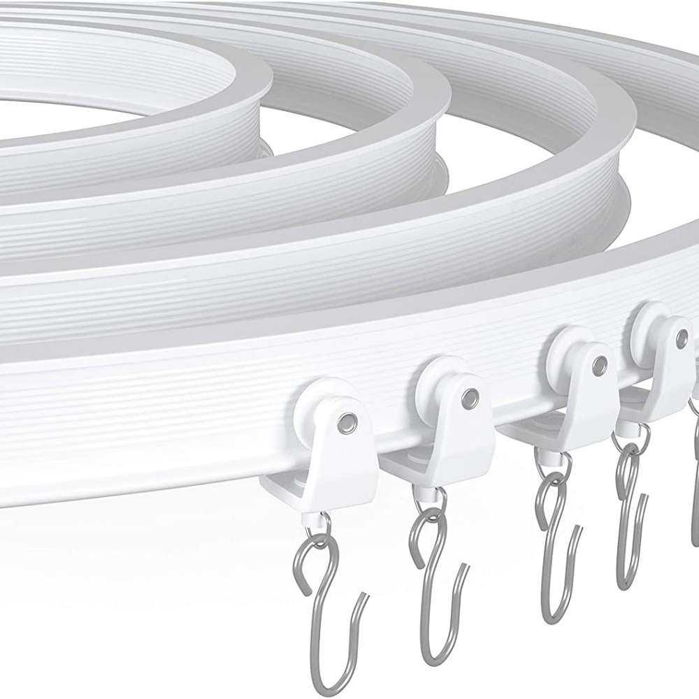 Ceiling Curtain Track | Flexible Curved Ceiling Track for Curtains | Curved Curtain Track (per ft): image 22