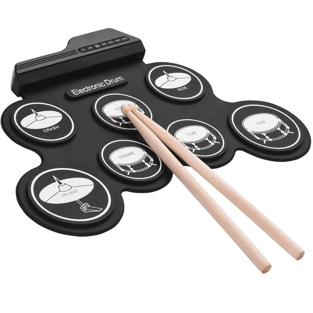 Portable Electronic Drums | Electric Drum | Portable Digital Drum Kit: image 7