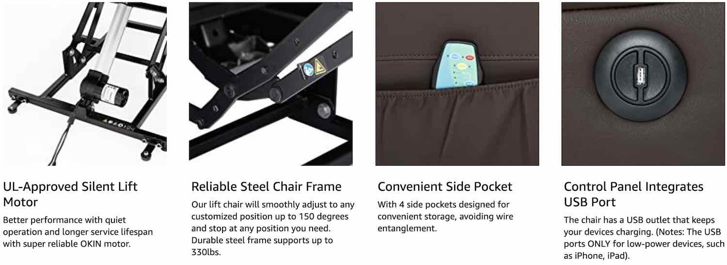 Power Lift Chair | Electric Recliner Chair Sofa For Elderly: image 4