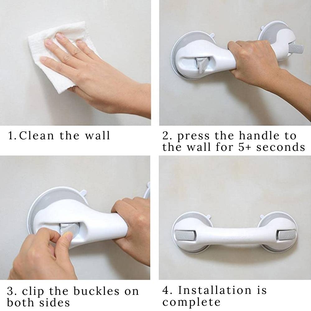 Safety Grip Grab Bathtub Handle | Suction Cup Bath Handles: image 2