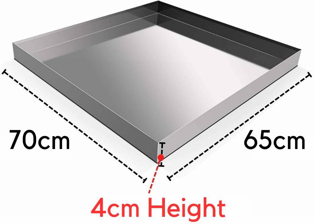 Stainless Steel Washing Machine Drain Pan | Washer Machine Floor Tray | Stainless Steel Washer Pan: image 9