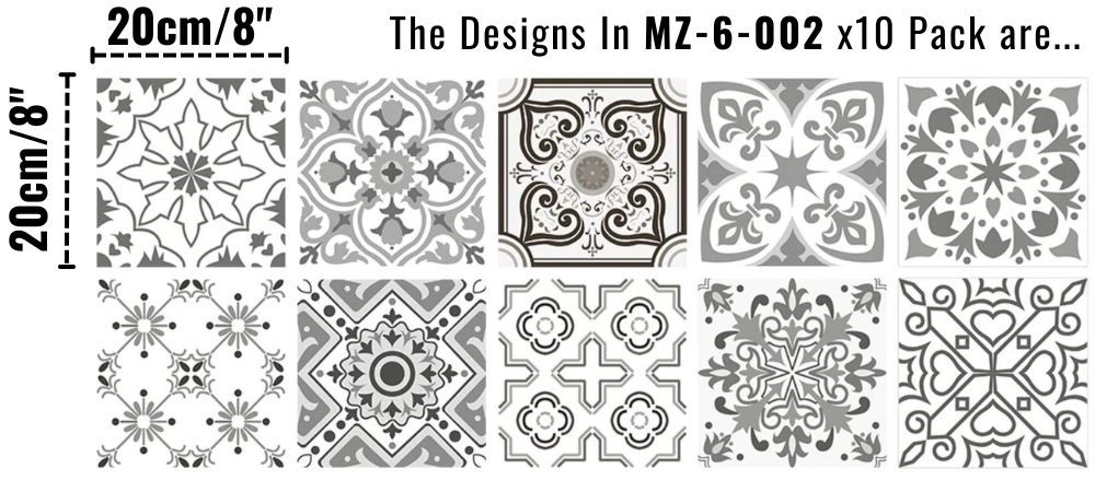 Tile Stickers - mz-6-002: image 1