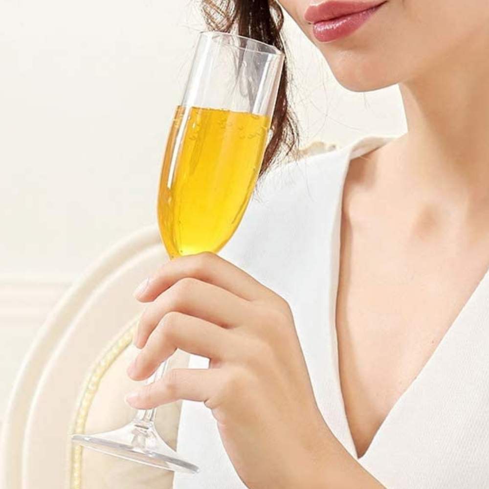 Plastic Champagne Glasses | Plastic Champagne Flute Glass | Unbreakable Champagne Flutes