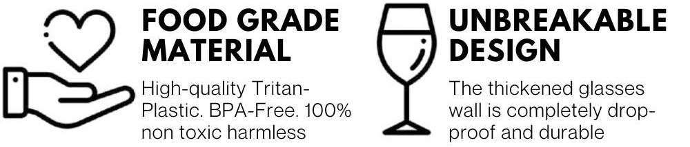 Unbreakable Martini Glass | Plastic Martini Glasses | Shatterproof Cocktail Glasses: image 9